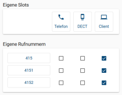 <wrap lo>**Beispiel 3:**\\ Alle Nummern sind auf einem einzigen Gerät verfügbar.</wrap>